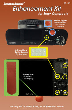 ShutterBands Enhancement Kit for Sony RX100, HX99, HX95, HX80